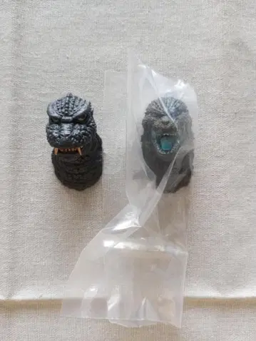 제일복권 고질라 몬스터 헤드 마그넷 고질라 2점 세트