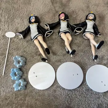 Re: 제로부터 시작하는 이세계 생활 렘 피규어 라무 에밀리아 펭귄
