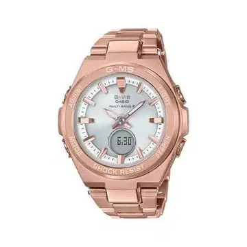 CASIO G-MS 손목시계 로즈 골드