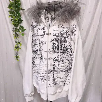 REFLEM 퍼 타이포 ZIP 후디 지퍼 후드티 668
