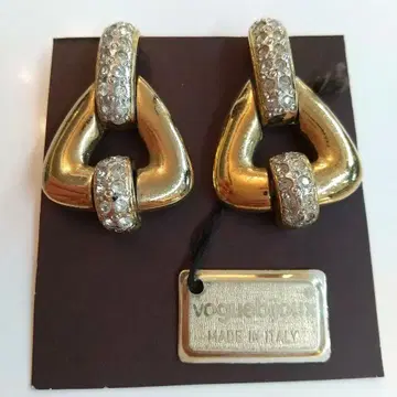 미사용 Vogue Bijoux 새상품급 빈티지 골드톤 귀찌