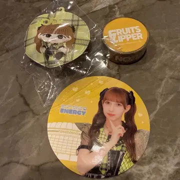 FRUITS ZIPPER 캔뱃지 마스킹 테이프 하야세 노엘