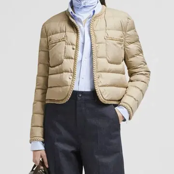 MONCLER GENCAY 숏 다운 자켓 베이지 1호