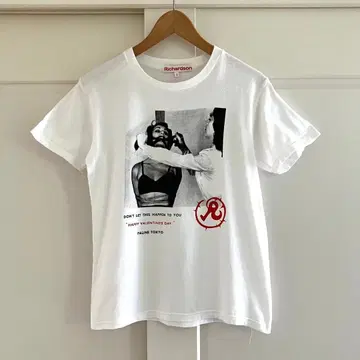 RICHARDSON FALINE 사진 TEE 화이트 1 새상품급