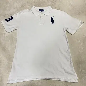정품 폴로 랄프로렌 빅 포니 넘버 피케 셔츠 14-16 L