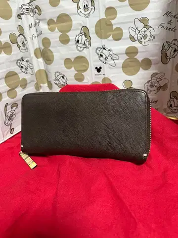 PaulSmith 폴스미스 장지갑 지퍼 스트로우 레인 브라운!