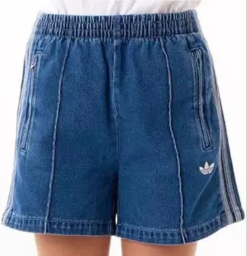 미사용 새상품 adidas 데님 숏팬츠 M