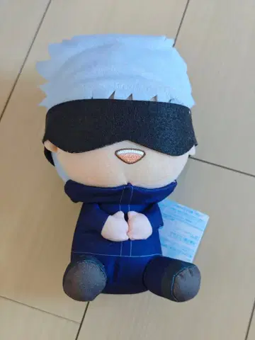 주술회전 고죠 사토루 빅 푹신 봉제 인형 인형뽑기 경품