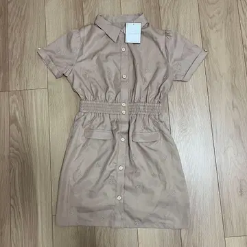 미셸 마카롱 MM 모노그램 셔츠 원피스 [택 포함 새상품] 미셸 마카