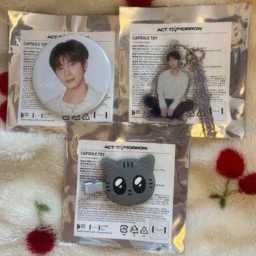 txt 투바 캡슐 토이 태현 다고냥 헤어 클립 뿔바투