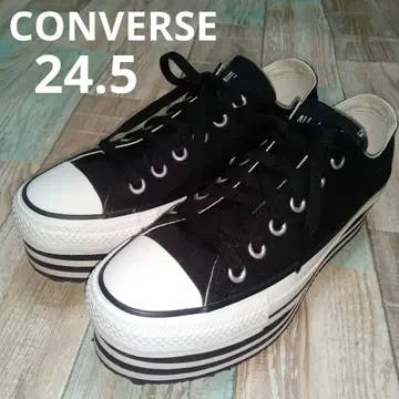 CONVERSE 24.5 컨버스 통굽 스니커즈 올스타