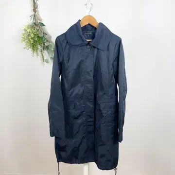 T1368 로트레아몽 레인코트 롱 네이비 M 긴팔 세일