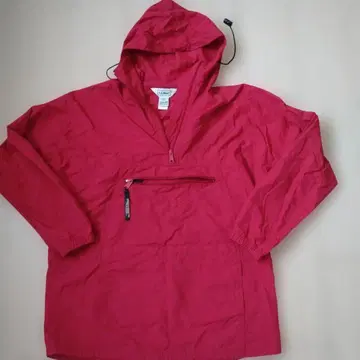 인기 후드티 L.L.Bean 아노락 후드티 빨간색 나일론 구제 의류