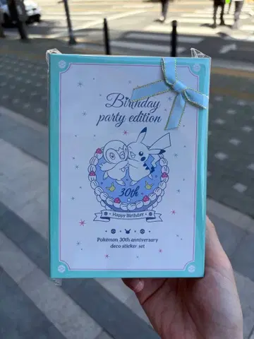 포켓몬 30주년 기념 데코 스티커 세트