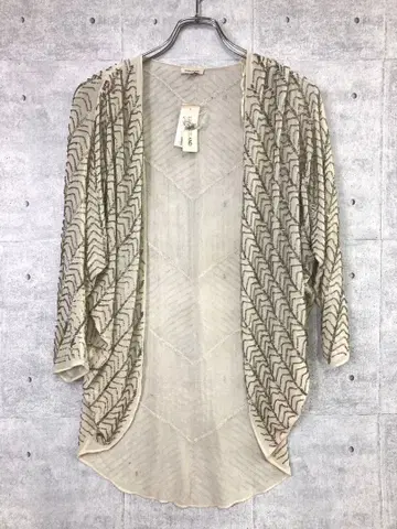 수입 RIVER ISLAND 비즈 자수 겉옷 가디건 가운