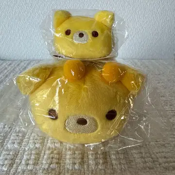 리락쿠마 곰 벌 봉제 인형 2체