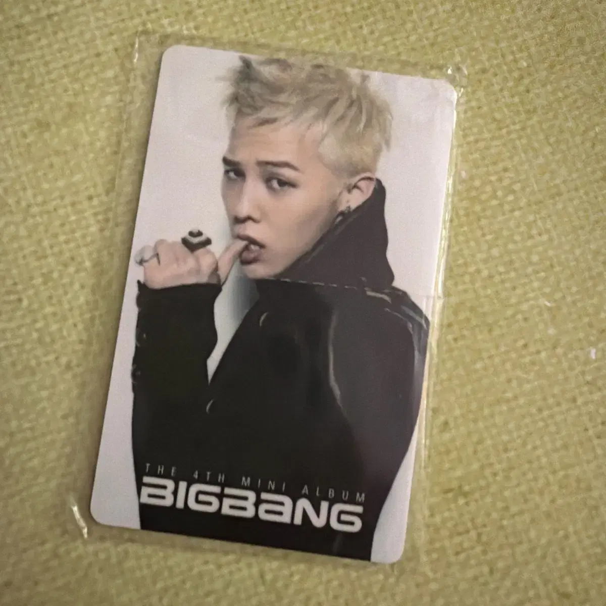 Big Bang Mini Album Vol. 4 T.O.P (Choi Seung Hyun) photocard on