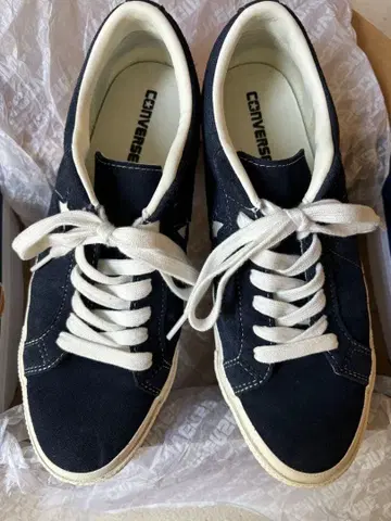 CONVERSE 네이비 원스타 스웨이드 26.5 8