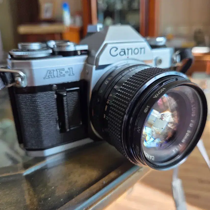 캐논 AE-1 필름 카메라 FD 50mm 1.4 렌즈