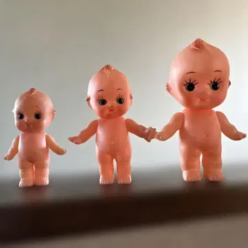 큐피 인형 3개 세트