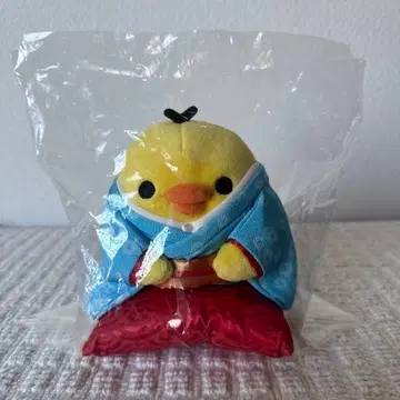 일본 리락쿠마전 한정판 기모노 봉제 인형 좌식 키이로이토리