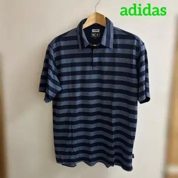 adidas 아디다스 골프 CIMLITE 네이비 보더 폴로 L