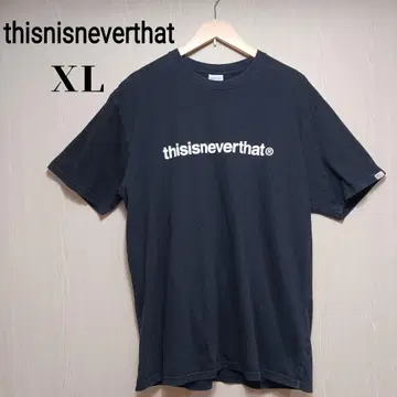 thisisneverthat 티셔츠 XL 블랙 블랙 컬러