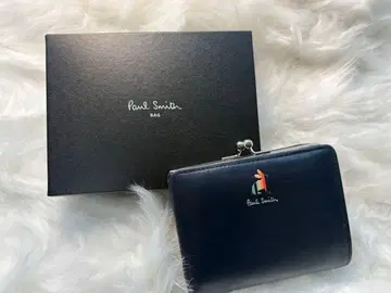 박스 포함 Paul Smith 지갑 네이비 토끼