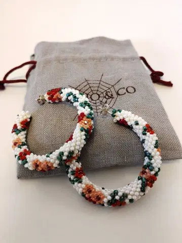 APROSIO&CO 비즈 후프 귀걸이