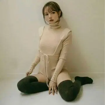 앤드마리 ANDMARY 밤비 리본 바디수트