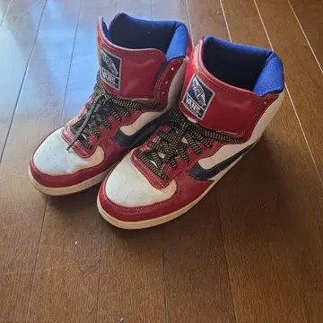 VANS 하이컷 스니커즈 멀티 컬러 26cm 가죽 V2123