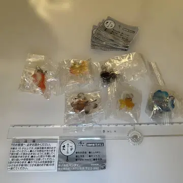 가챠의 메지루시 액세서리 비 오는 하늘 금붕어 전 6개 컴프 세트입니다.