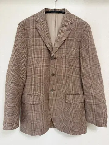 질 샌더 JIL SANDER 체크 무늬 테일러드 자켓