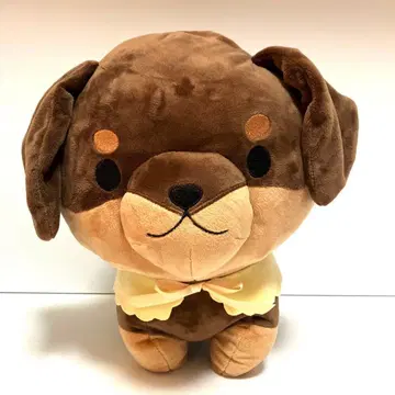 미니어처 닥스훈트 봉제 인형 닥스 초콜릿탄
