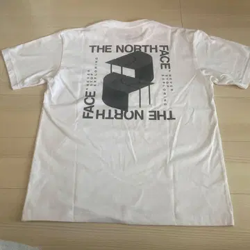 THE NORTH FACE 로고 티셔츠 화이트