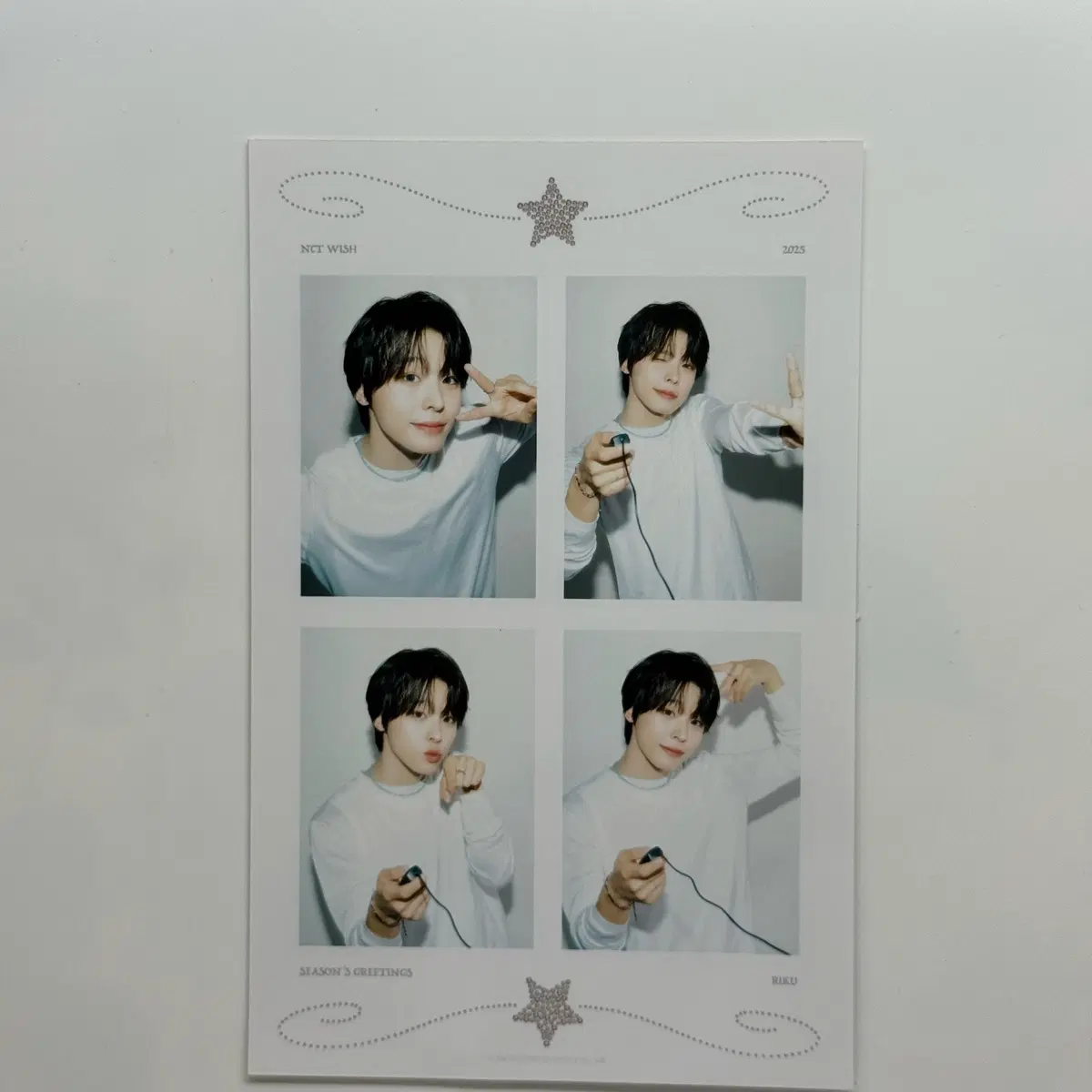 Nct Wish Riku Poca Pola Poster Postcard Badge Ttibu Seal Concert 