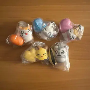 두근두근 햄스터볼 스윙 마스코트 전 5종 컴플리트