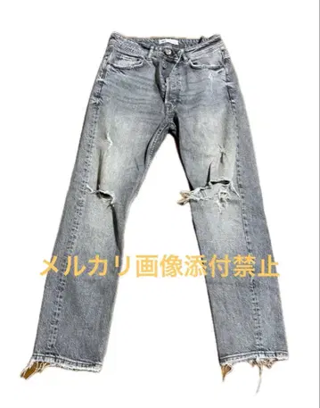 ZARA 자라 남성용 청바지 US30 데미지 팬츠 데님