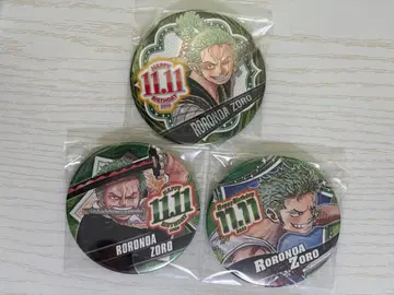 ONE PIECE 원피스 조로 벌스데이 캔뱃지 원작