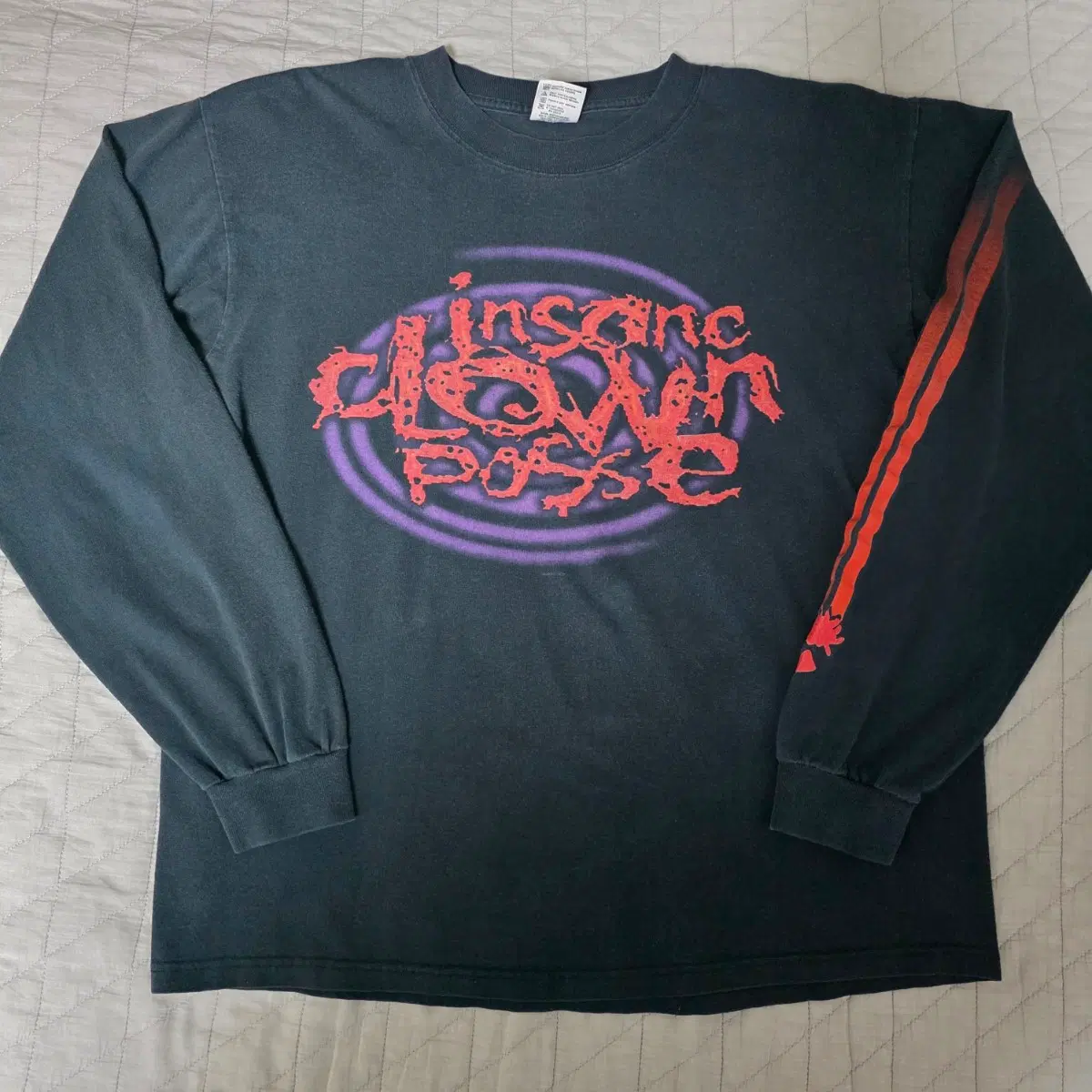 L] 00s Misfits Wolfs Blood Vintage Band Tee Long Sleeve | Bunjang 