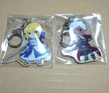 FGO 세이버 & 아처 픽시루 아크릴 키링