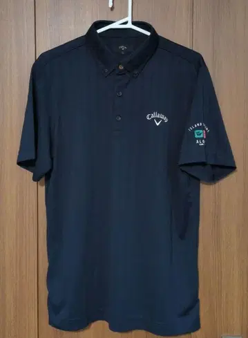 새상품급 Callaway 캘러웨이 반팔 피케 셔츠 골프웨어 네이비