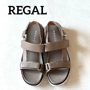 [ 새상품급 ] REGAL 리갈 스포츠 샌들 가죽 그레이