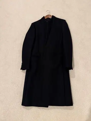 EMPORIO ARMANI JOHNNY LINE 블랙 롱 코트