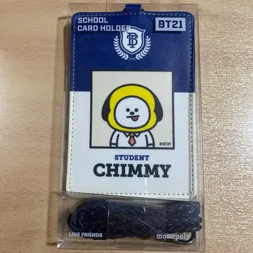 BT21 CHIMMY 학교용 카드 홀더 BTS