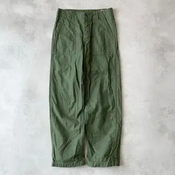 스테디셀러 orSlow 퍼티그 팬츠 백 새틴 오어슬로우 S