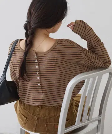 새상품 CIAOPANIC TYPY 2WAY 시어 헨리넥 TEE