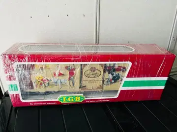 LGB 철도 모형 인형과 자전거 포함