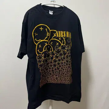 너바나 T셔츠 사이즈 L