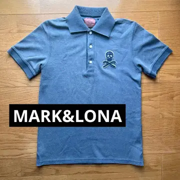 MARK&LONA 마크앤로나 피케 셔츠 남성용 S 골프 스컬 로고